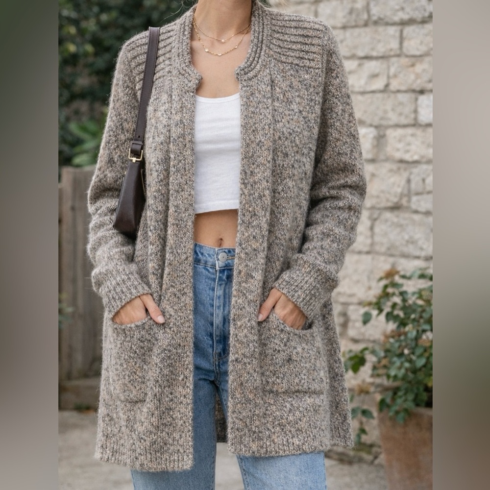 Women's Gray Knit Sweater